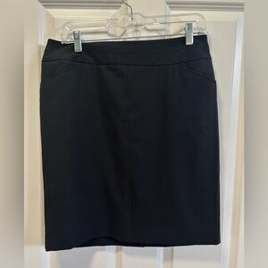Black Worthington fitted suit skirt
